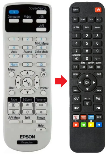 Telecomando adatto per - , epson